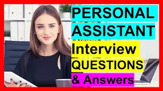 PA (Personal Assistant) Interview Questions and Answers