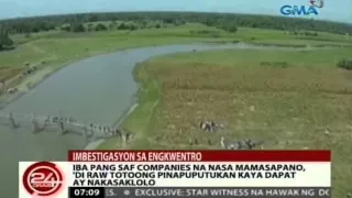 Iba pang SAF companies na nasa Mamasapano, 'di raw totoong pinapuputukan kaya dapat ay nakasaklolo