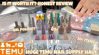 HUGE TEMU NAIL SUPPLY HAUL | WHAT I ORDERED VS WHAT I GOT | HONEST REVIEW | 30+ ITEMS