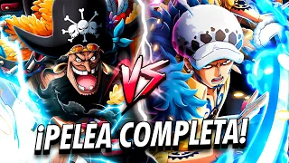 Law Vs. Barbanegra (Pelea completa) - ¡TODO o NADA! | One Piece