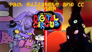 PAST Elizabeth & CC Afton Enter THE AMAZING DIGITAL CIRCUS || My AU || Gacha Club || FNaF x TADC