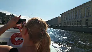Санкт - Петербург прогулка по Неве
