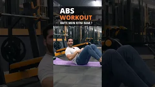 🥵 Daily Abs Workout! GOOD or BAD? #shorts