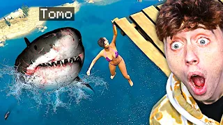 Playing As The MEGALODON In GTA 5.. (Mods)