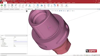 Making a Quick-Change Milling Insert for Live Milling in ESPRIT