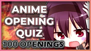 Anime Opening Quiz - 100 OPENINGS (VERY EASY - IMPOSSIBLE)