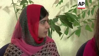 Girl shot by Taliban meets parents of girls kidnapped by Boko Haram