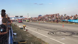 Audi RS6 (gogi) vs opel corsa c20let (dugi) drag race 2017