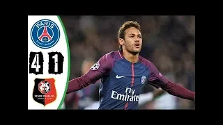 ►PSG vs Rennes 4-1 - All Goals & Highlights - Résumé Ligue 1 (2018/18) HD◄