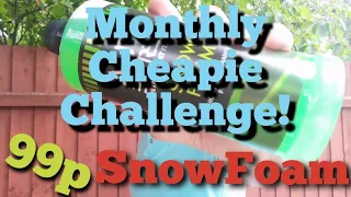 MONTHLY CHEAPIE CHALLENGE | AUTO EXTREME SNOW FOAM | POUND STORE SNOW FOAM | CHEAPEST SNOW FOAM ???