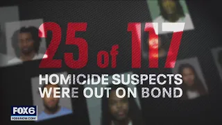 1 in 5 homicide suspects already on bond, FOX6 Investigation finds | FOX6 News Milwaukee