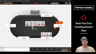 Pot Limit Omaha (PLO$500) Hand Review - Playing Aces Out of Position in 3-Bet Pots