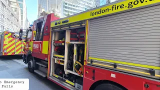 Pompiers de Londres FPT Echelle ...En Urgence London Fire Brigad DPL TL FRU responding 2023 4K 🇬🇧