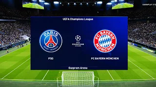 PES 2021 - PSG vs Bayern Munich - 2nd leg UEFA Champions League 1/4 Final UCL Gameplay Mbappe Neymar