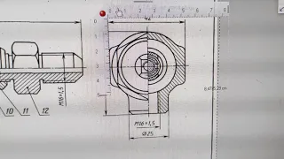 Деталирование чертежа, размеры снимать с чертежа сложно...