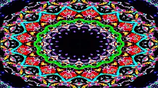 Colorful Psychedelic Patterns with Techno Music Acid Trip Visuals -- Ecstatic Rush by Kligg Lasser.