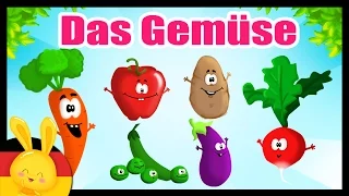 Das Gemüse auf deutsch lernen - German vocabulary - Fruits & vegetables - Titounis