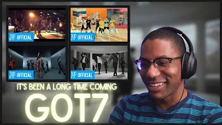 GOT7 | 'Girls Girls Girls', 'Just Right', 'You Calling My Name', 'Not By The Moon' REACTION