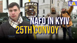 #NAFO and @arturrehi in Kyiv! 25th Convoy from the Fellas