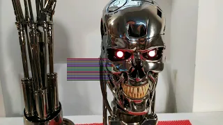 Terminator 2 Endo Arm 1:1 blu ray 4k Limited Edition - Terminator T-800 Endoskeleton 1:1 Skull