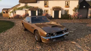 Forza Horizon 4 - 1986 JAMES BOND EDITION Aston Martin V8 - Car Show Speed Jump Crash Test .