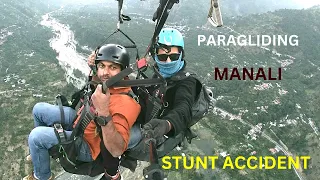 PARAGLIDING STUNT ACCIDENT IN MANALI 2022