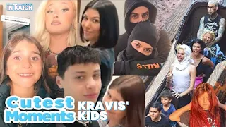 Kourtney Kardashian & Travis Barker Blended Family - Cutest Moments!