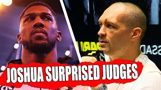 Anthony Joshua COMMENTED ON THE DECISION OF THE JUDGES IN THE FIGHT WITH Alexander Usyk / Fury FIGHT