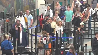 Travelers in Denver are beginning the long holiday weekend