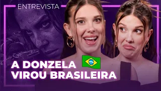 DONZELA: Millie Bobby Brown fala português, sobre bastidores e Taylor Swift + Robin Wright e diretor