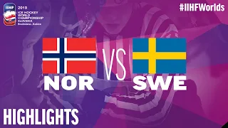 Norway vs. Sweden - Game Highlights - #IIHFWorlds 2019