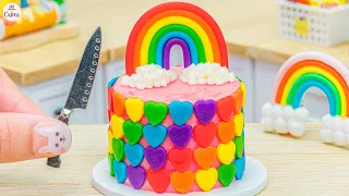 Lovely Rainbow Cake🌈1000+ Miniature Rainbow Cake Recipe🌞Best Of Rainbow Cake Ideas