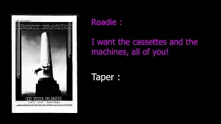 Pink Floyd Roadie Busts Taper During Show & Takes Tapes! (1977-06-27 - Boston Gardens)