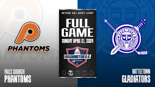 Washington DC Tier 2: Battletown Gladiators vs Falls Church Phantoms Full Game (4/19/24)