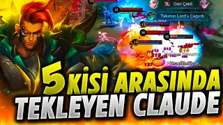 ÖZLENEN CLAUDE HARD DPS - 6. HİSLERİME GÜVENİP GORD ALDIM | Mobile Legends