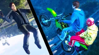 Die 2 schönsten GTA ONLINE STUNTS!