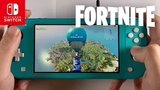 Fortnite on the Nintendo Switch Lite #1