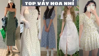 SHOPEE HAUL| Top váy hoa nhí xinh cho mùa hè|