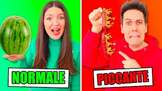 CIBO PICCANTE vs CIBO NORMALE!!