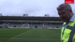 Plymouth Argyle last look down the Players Tunnel