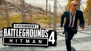 СНАЙПЕР БЕЗ БРОНИ И ШЛЕМА В ТОП! -  Hitman в Battlegrounds #4