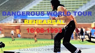 Michael Jackson Dangerous World Tour Rehearsal 16-08-1993