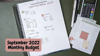 Budget With Me September 2022 | Zero Based Budgeting a Retail Income | Budgeting With Kat