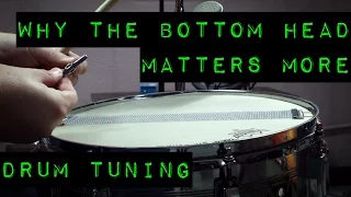 Drum Tuning - Why the Bottom Snare Head Matters More