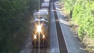 CSX M410-11 Past Doswell Virginia Diamond Overpass