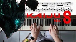 Kaiju No. 8 op  'ABYSS' by YUNGBLUD - Piano Cover with Sheet Music