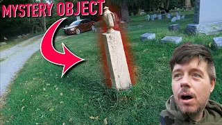 MYSTERY OBJECT Discovered at Lakeview Cemetery Indiana  | Graveyard Exploration