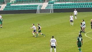 Playing at Easter Road home of Hibernian FC