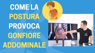 Ecco perchè la POSTURA provoca GONFIORE ADDOMINALE