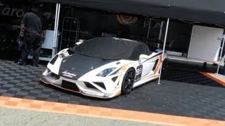 2013 Lamborghini Super Trofeo - Loud Flybys & Downshifts!